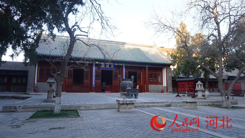 定州市文庙大成殿。人民网记者 祝龙超摄