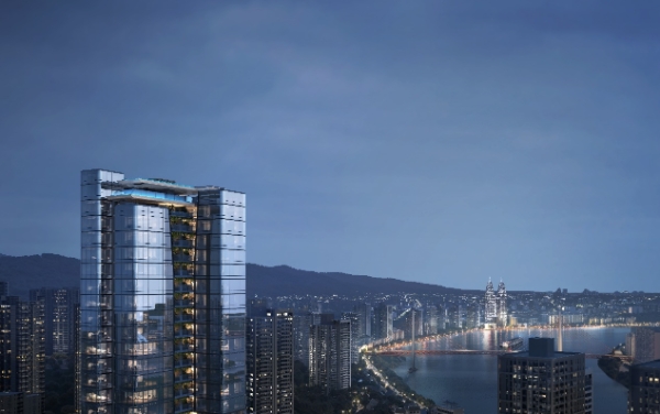 重庆湾项目意向图。受访者供图