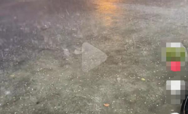 上海昨晚下冰雹,今天最高28℃!下周还有雨和冷空气,这几天要注意→