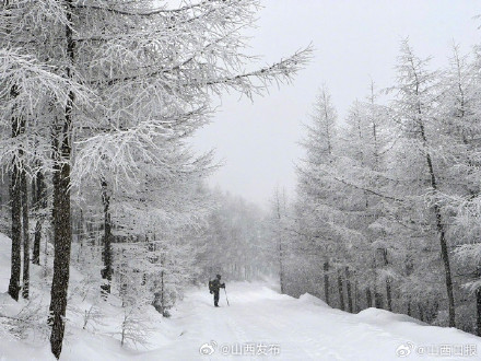 冰封素裹！五台山雪景美到惊艳