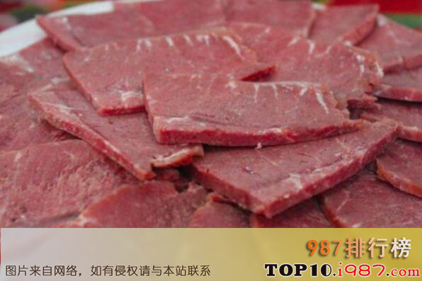 十大山西最有名土特产之平遥牛肉