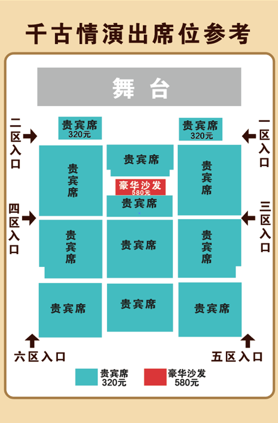 演出席位