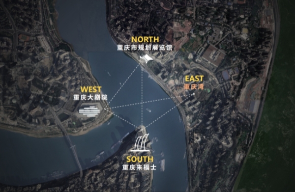 重庆湾项目区位图。受访者供图