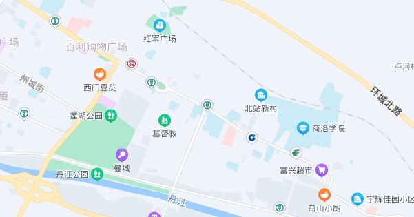 商洛地图高清版大图(1)