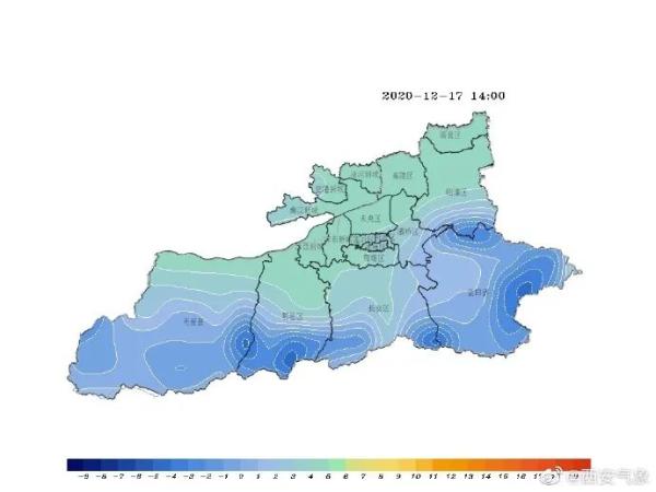 西安飘雪啦~~~冷空气到货！陕西未来几天天气……