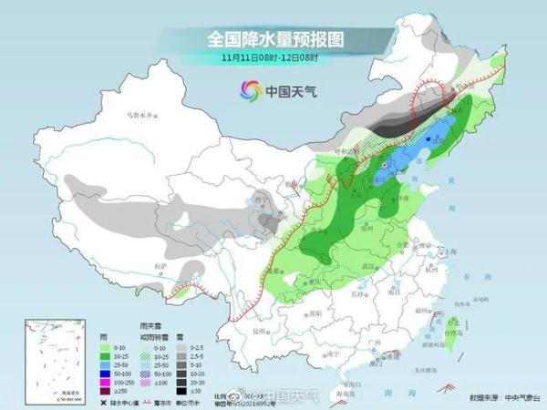 注意！陕西大部雨雪频繁，西安最新天气→