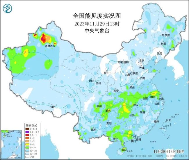 明天降温重心将转移至南方 全国各地感冒气象指数地图