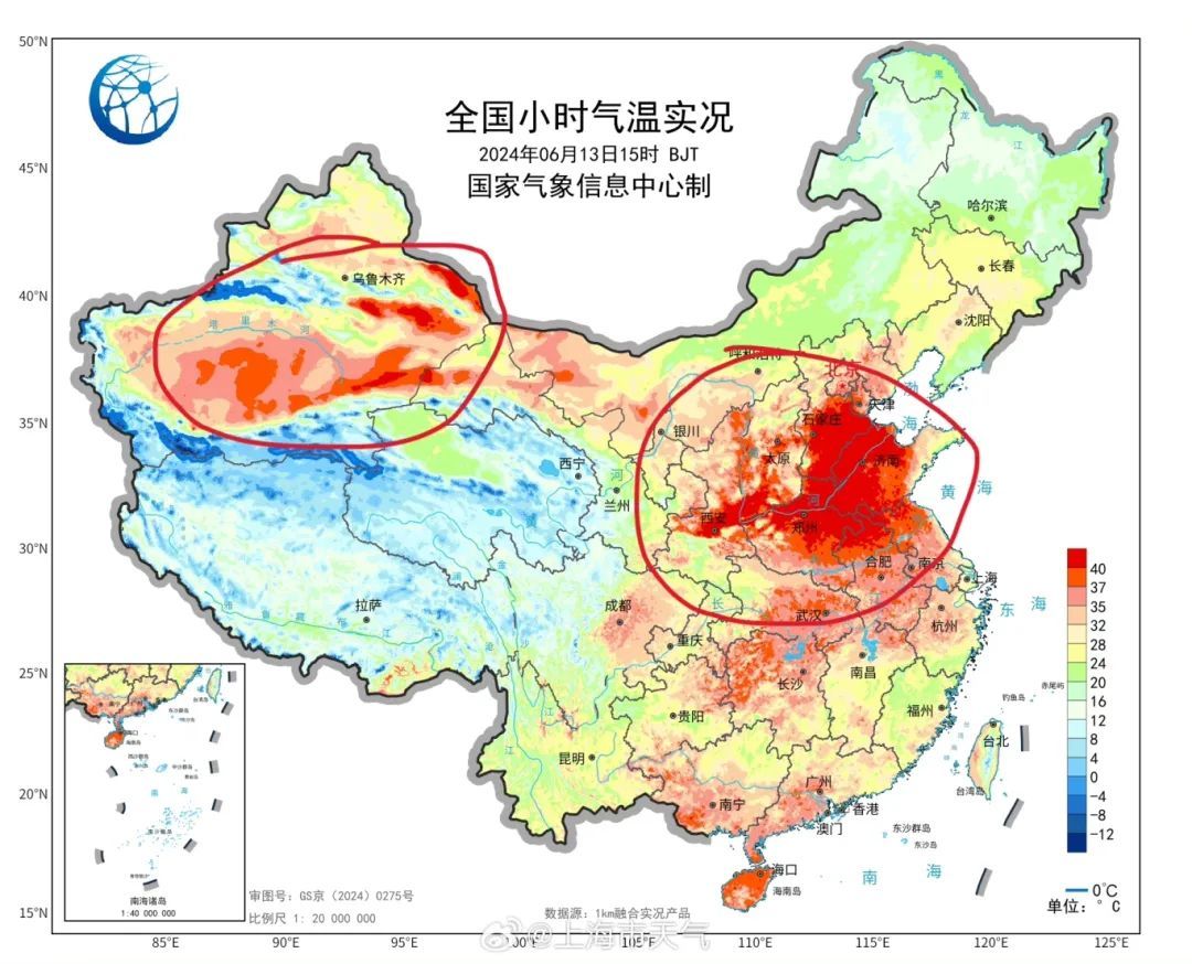 太“呴势”，上海下周或迎梅雨季！北方多地地表温度超70℃→