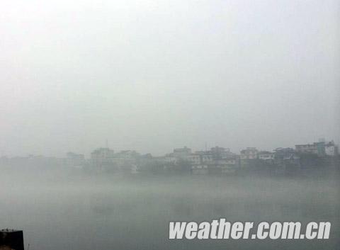 桂林3月上旬雨日多 开始进入烟雨旅游季节