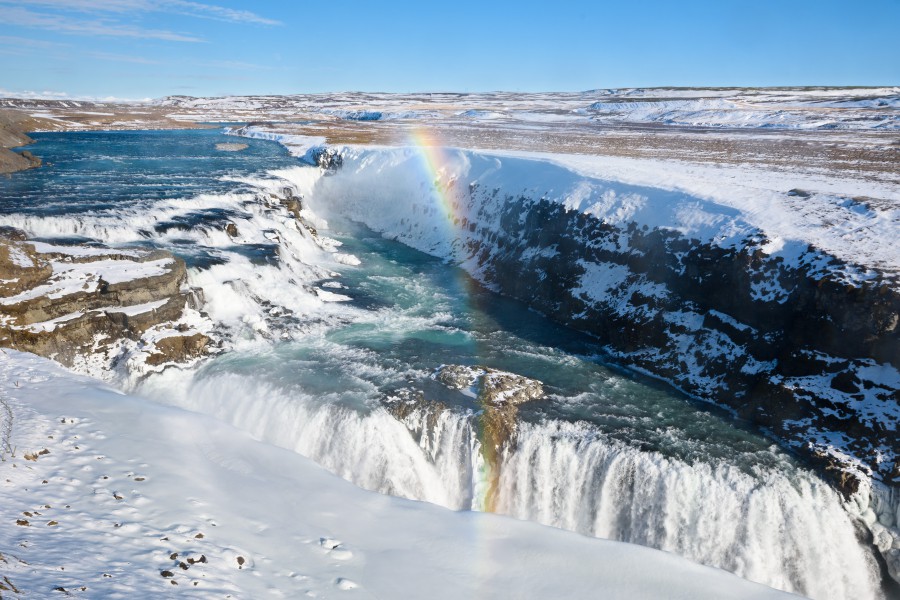 冰岛旅游 gullfoss