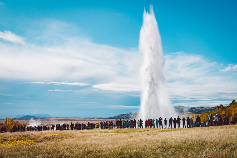 冰岛必去 geysir